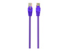 GEMBIRD patchcord RJ45 osłonka zalewana kat 5e UTP 1m fiolet