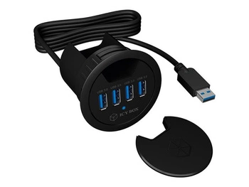 ICY BOX IB-HUB1403 Hub do Biurka 4xUSB 3.0 kabel 120 cm USB 3.0