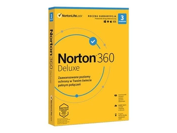 NORTON 360 deluxe 25GB PL 1 user 3 device 12mo generic ret1 mm