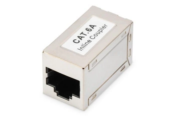 Adapter 2x gniazdo RJ45 ekranowane kat.6A