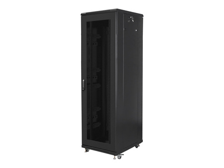 LANBERG rack cabinet 19inch free-standing 42U/600x800 flat pack with mesh door black