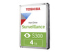 TOSHIBA S300 Surveillance HDD 4TB 3.5inch SATA 5400rpm 256MB 24/7 3yr BULK