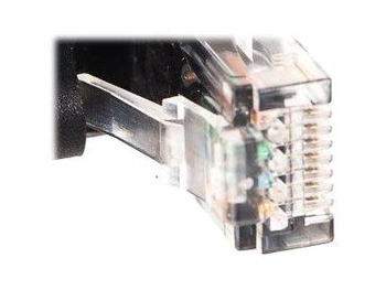 NETRACK BZPAT1UK Netrack patchcord RJ45, osłonka zalewana, kat. 5e UTP, 1m czarny