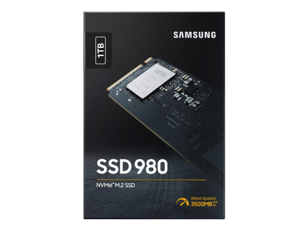 SAMSUNG 980 Basic SSD 1TB M.2 NVMe PCIe 3.0 3.500 MB/s read 3.000MB/s write