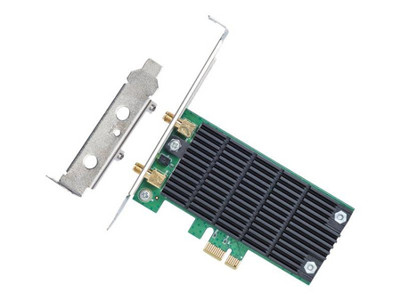 TPLINK Archer T4E TP-Link AC1200 Wi-Fi PCI Express Adapter, 867Mbps (5GHz) + 300Mbps (2.4GHz)