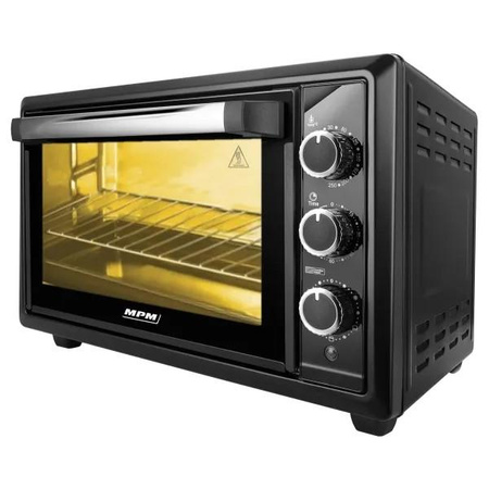 Piekarnik elektryczny z termoobiegiem MPM MPE-28/T czarny