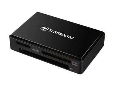 TRANSCEND TS-RDF8K2 Transcend Card Reader All-in-1 Multi Memory USB 3.0/3.1 Gen 1 Black