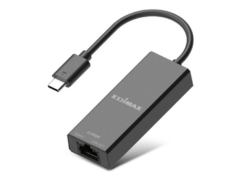 EDIMAX USB Type-C to 2.5G Gigabit Ethernet Adapter Super Speed Data Transfer up to 100M/1Gbps / 2.5Gbps data speeds