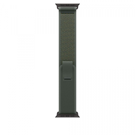 Opaska Trail w kolorze zielonym do koperty 49 mm - rozmiar S/M - elementy z tytanu w kolorze czarnym
