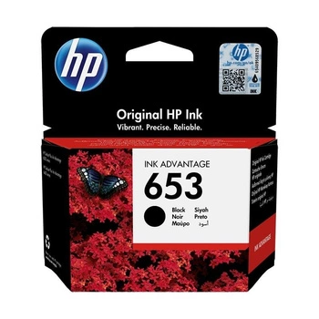 HP 653 BLACK ORIGINAL INK/ADVANTAGE CARTRIDGE