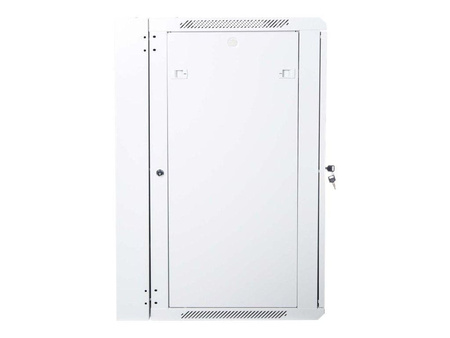 DIGITUS DN-WD19 18U/600 DIGITUS Szafa wisząca dzielona 19 18U 901/600/600 drzwi szkło szara zmontowana