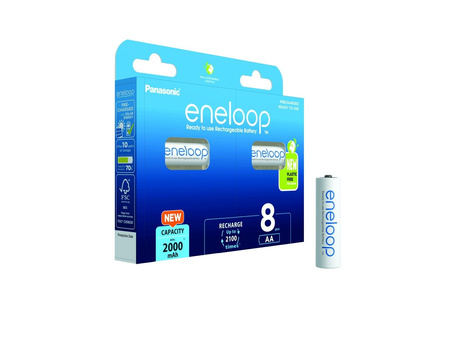 PANASONIC ENELOOP AA 2000mAh 8 szt