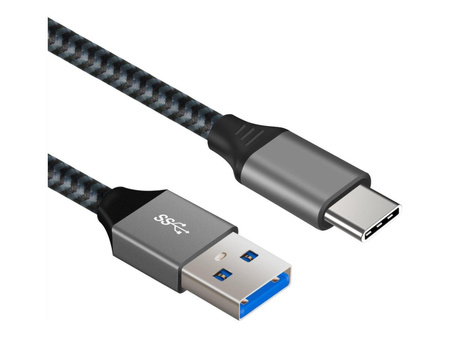 ART CABLE USB-C male - USB 3.1 male QC3.0 15W 3A ALU data/power oem 1m