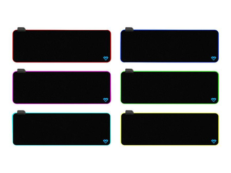 MEDIA-TECH RGB GAMING MAT - Duża mata dla graczy z kolorowym podświetleniem RGB