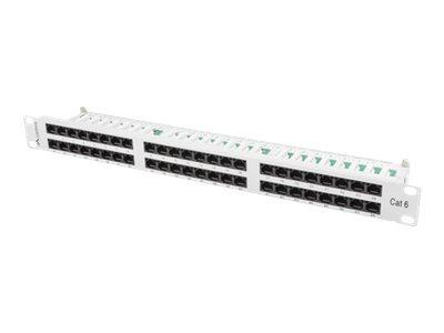 LANBERG PPU6-1048-S Lanberg Patch Panel 48 port 1U, kat. 6, szary