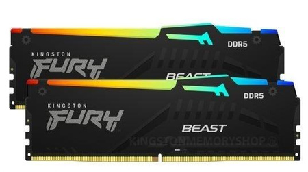 16GB DDR5-6000MT/S CL36 DIMM/(KIT OF 2) FURY BEAST RGB EXPO