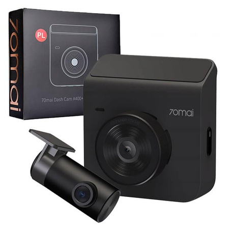 70mai Dash Cam A400+Rear Cam RC09 Set Gray