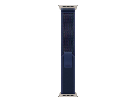 APPLE 49mm Blue Trail Loop - M/L - Natural Titanium Finish