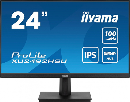 Monitor 23.8 cala XU2492HSU-B6 IPS,FHD,HDMI,DP,100Hz,4xUSB3.2,SLIM,2x2W 