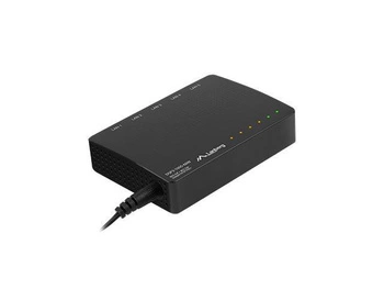 Switch niezarządzalny PoE+ Lanberg 5x 1Gb (4 porty PoE, 30W/port, max 60W) Desktop