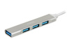 IBOX IUH3FAS Hub USB3.0 + USB 2.0 Silver