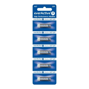 Baterie alkaliczne everActive 27A 12V - 5 sztuk