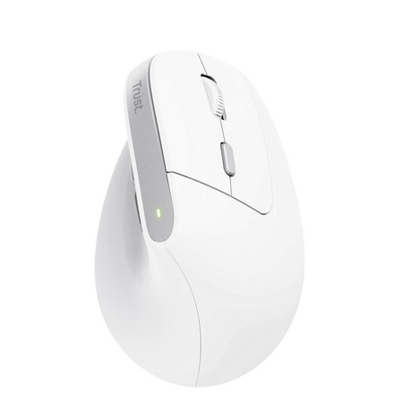 Mysz BAYO II ergonomiczna bezprzewodowa biała 