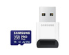SAMSUNG PRO Plus microSD 256GB Up to 180MB/s Read and 130MB/s Write speed with Class 10 4K UHD incl. Card reader 2023 (P)