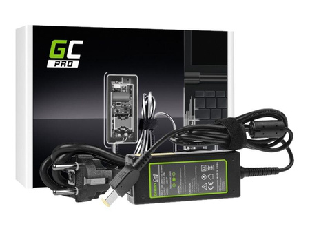GREENCELL AD64P Zasilacz Ładowarka Green Cell do Lenovo 20V 2.25A 45W Slim Tip