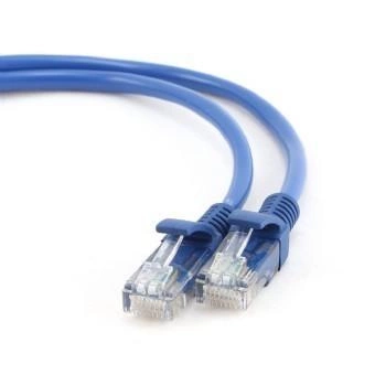 GEMBIRD patchcord RJ45 osłonka zalewana kat 5e UTP 1.5m niebieski