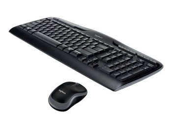 LOGITECH Wireless Combo MK330 Keyboard and mouse set wireless 2.4 GHz International black (US)