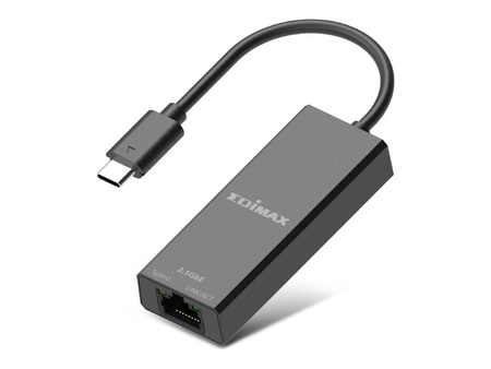 EDIMAX USB Type-C to 2.5G Gigabit Ethernet Adapter Super Speed Data Transfer up to 100M/1Gbps / 2.5Gbps data speeds