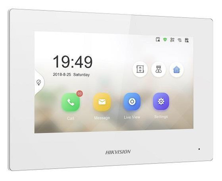 Hikvision Pro Series DS-KH6320-WTE2-W wideodomofon 17,8 cm (7") Biały