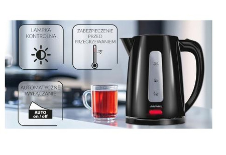 Czajnik bezprzewodowy MPM MCZ-112 czarny