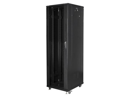 Szafa stojąca Rack 19'' 42U 600x800mm czarna 