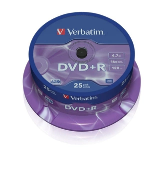 DVD+R 16x 4.7GB 25P CB           43500
