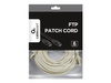 GEMBIRD patchcord RJ45 kat 6 FTP 10m szary