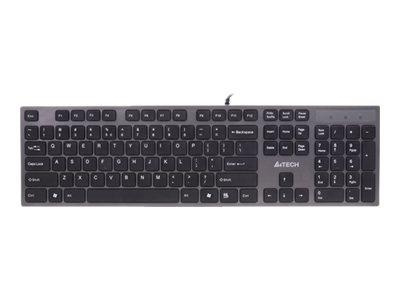 A4TECH Klawiatura KV-300H szara USB