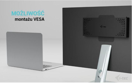 I-TEC Universal Dual 4K Display Docking Station PD 85W + USB-C Charger 100W