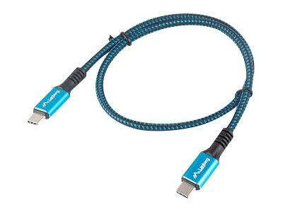 LANBERG kabel USB-C M/M 4.0 0.5m 100W 5K 60Hz