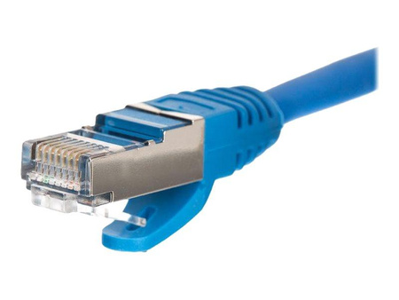 NETRACK BZPAT3FB Netrack patchcord RJ45, osłonka zalewana, kat. 5e FTP, 3m niebieski