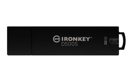 32GB IRONKEY D500S FIPS/140-3 LVL 3 (PENDING) AES-256