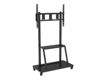 TECHLY 105575 Techly Stojak mobilny do dużych TV LCD/LED/Plazma 55-100 150kg VESA półka
