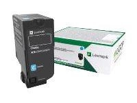 LEXMARK 73B20C0 Toner Lexmark 73B20C cyan zwrtony 15 000 str. CS827de / CX827de