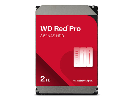 WDC WD2002FFSX Dysk twardy WD Red Pro, 3.5, 2TB, SATA/600, 7200RPM, 64MB cache