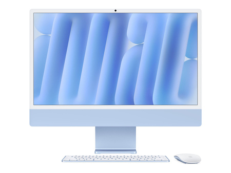 APPLE 24inch iMac with Retina 4.5K display: M4 chip with 8-core CPU and 8-core GPU 16GB 256GB SSD Blue