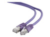 GEMBIRD PP6A-LSZHCU-V-2M Gembird patchcord RJ45, kat. 6A, SFTP, LSZH, 2m, fioletowy