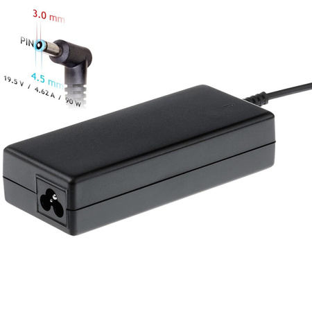 AKYGA Zasilacz do notebooka AK-ND-53 19.5V / 4.62A 90W 4.5 x 3.0 mm + pin DELL 1.2m