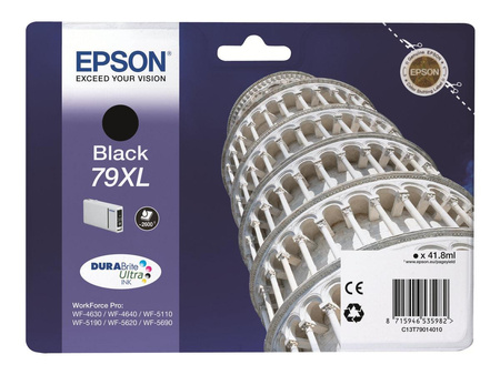 EPSON C13T79014010 Tusz Epson T7901 black 42 ml WF-5110DW/WF-5190DW/WF-5620DWF/WF-5690DWF