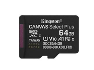 Karta pamięci microSD  64GB Canvas Select+ G3 150MB/s 